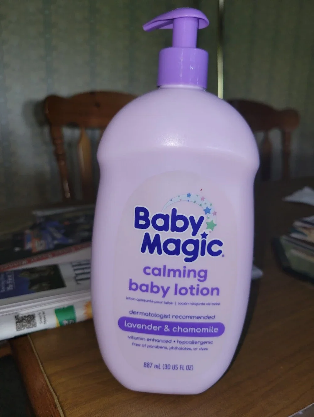 Baby Magic w/pump, Calming Baby Lotion Real Lavender & Chamomile, 30oz